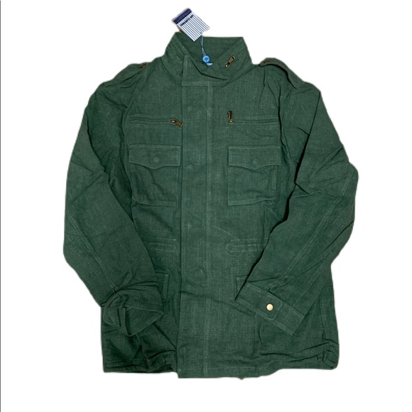Les Canebiers NWT Military-Style Jacket - Green NWT - Picture 2 of 7